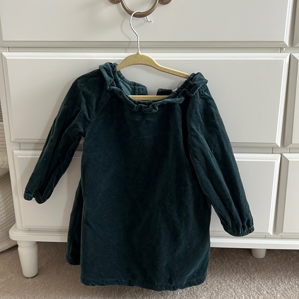 H&M thicker velvet dress